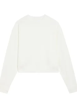 Tasmin cropped stretch-jersey sweatshirt