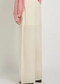 Teagan wide-leg lyocell trousers