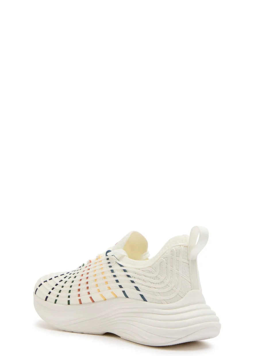 TechLoom Zipline embroidered knit sneakers