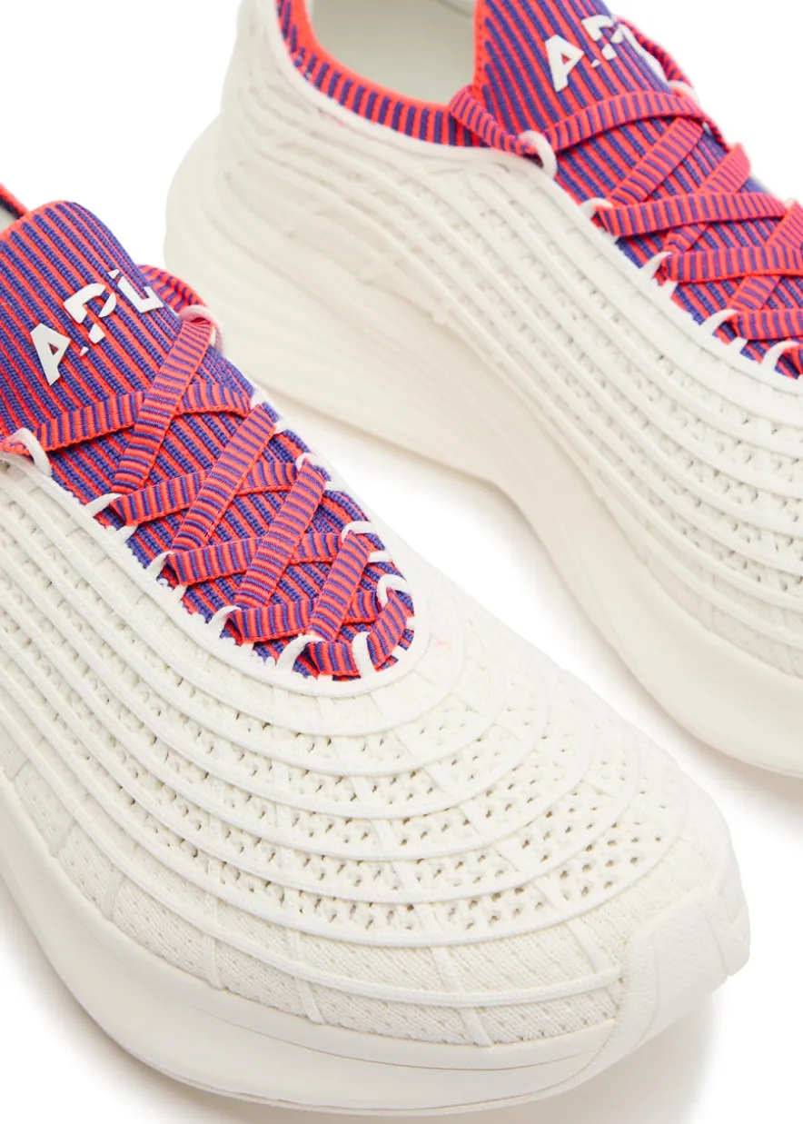 TechLoom Zipline embroidered knit sneakers