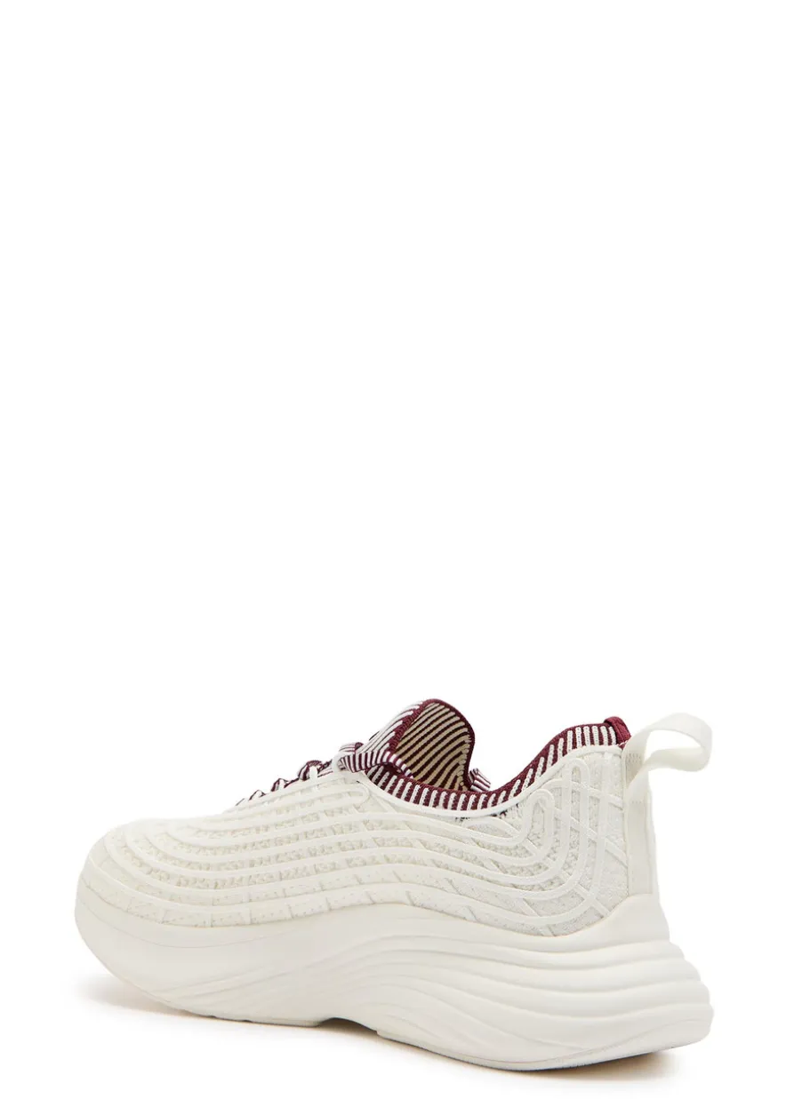 TechLoom Zipline embroidered knit sneakers