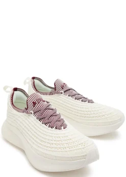 TechLoom Zipline embroidered knit sneakers