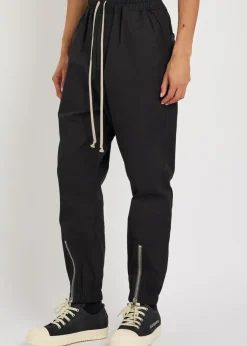 Tecuatl stretch-cotton trousers