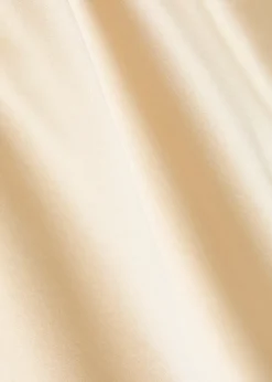 Teddy V-neck silk slip top