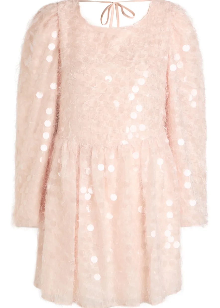 Teese embellished voile mini dress