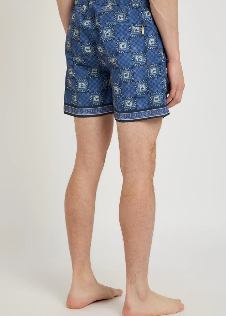 Telha printed shell swim shorts