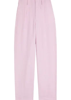 Temi slubbed woven trousers