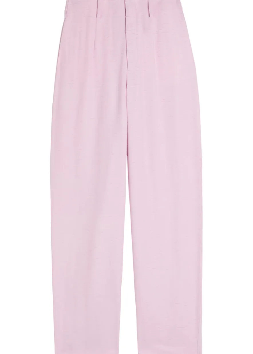 Temi slubbed woven trousers