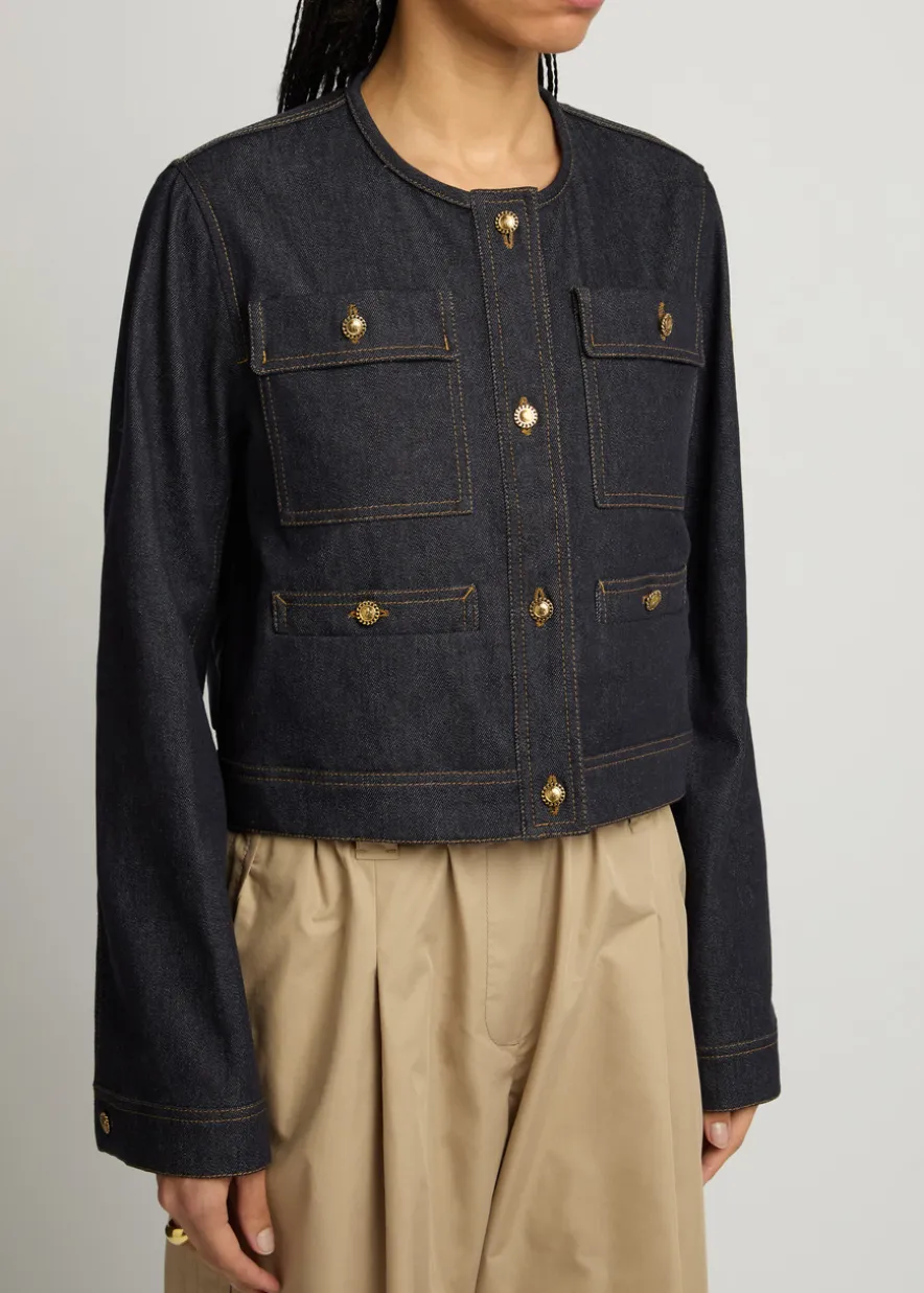 Tencin stretch-denim jacket