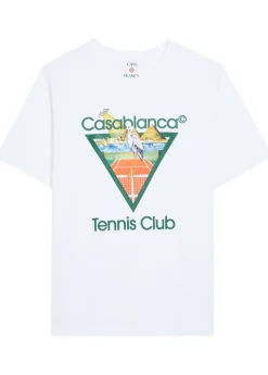 Tennis Club printed cotton T-shirt