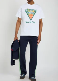 Tennis Club printed cotton T-shirt