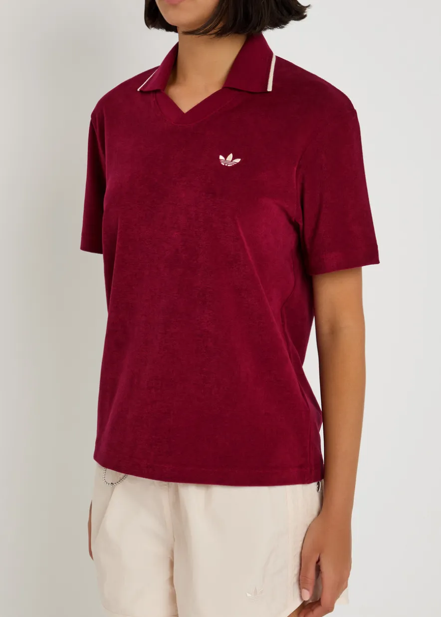 Terry polo shirt