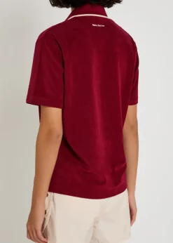 Terry polo shirt