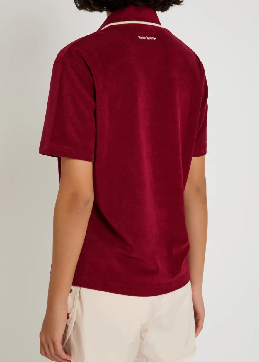 Terry polo shirt