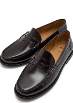 Tevan leather loafers