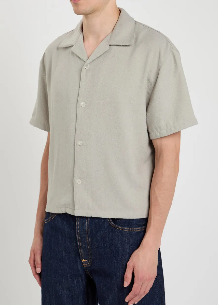 Textured woven shirt
