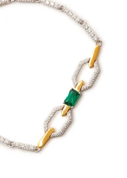 Thalia crystal-embellished bracelet