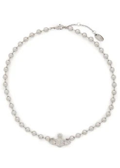 Thames Mini Bas Relief orb necklace