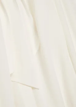 Thayer neck tie georgette blouse