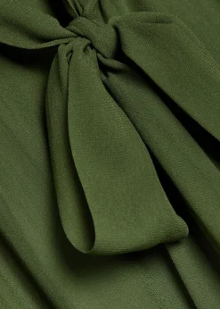 Thayer tie neck georgette blouse