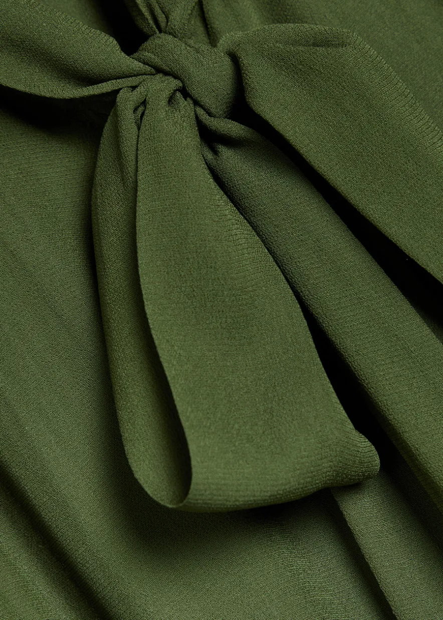 Thayer tie neck georgette blouse