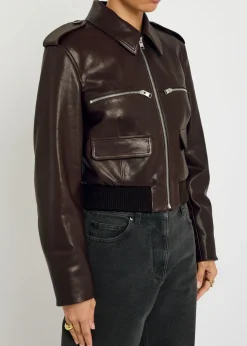 The Aviator quilted leather jacket