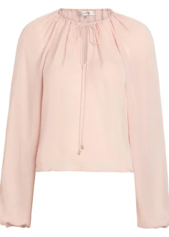 The Balloon silk blouse