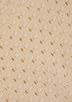The Bauble open-knit mini skirt