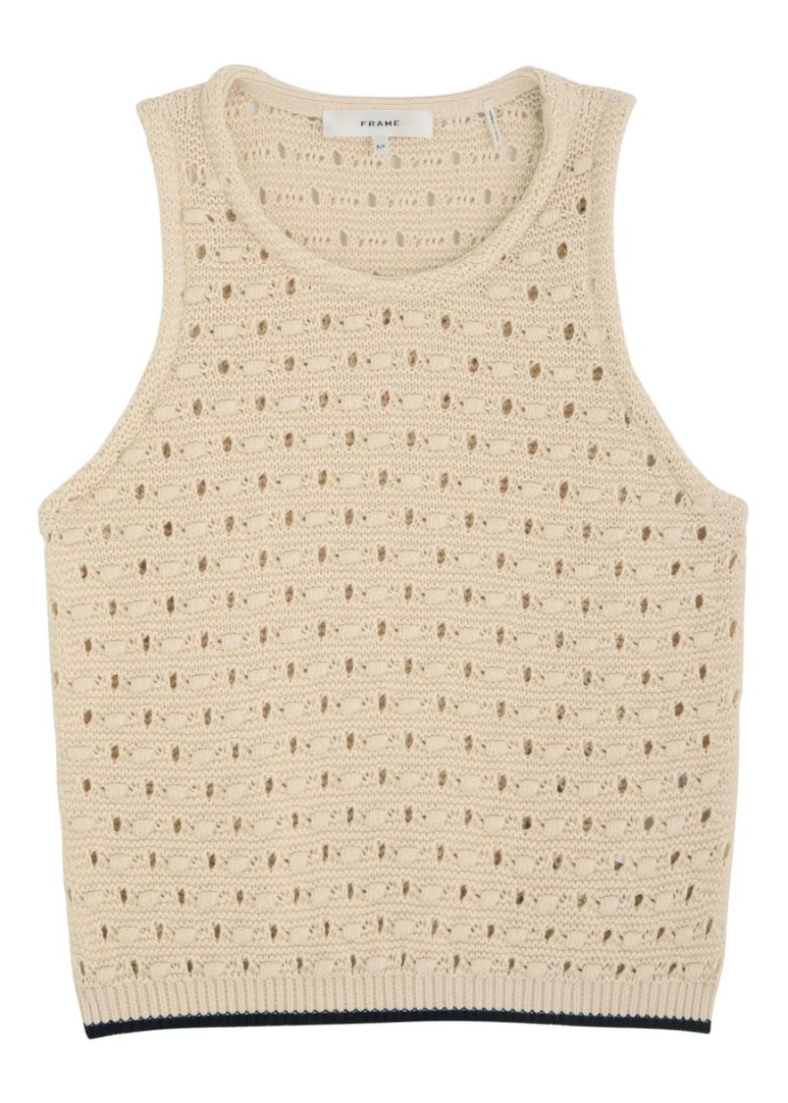The Bauble open-knit tank
