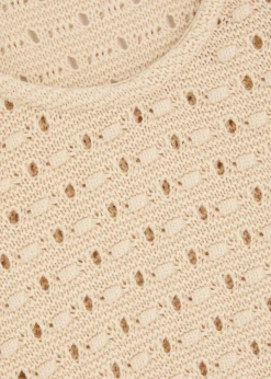 The Bauble open-knit tank