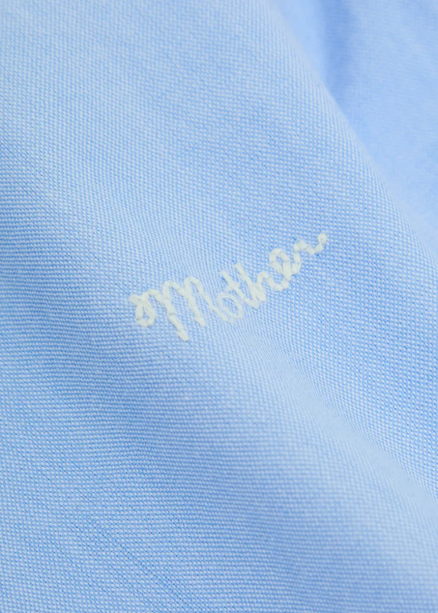 The Bestie logo-embroidered cotton shirt