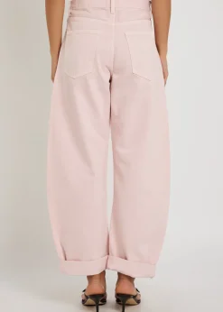 The Bubble barrel-leg jeans