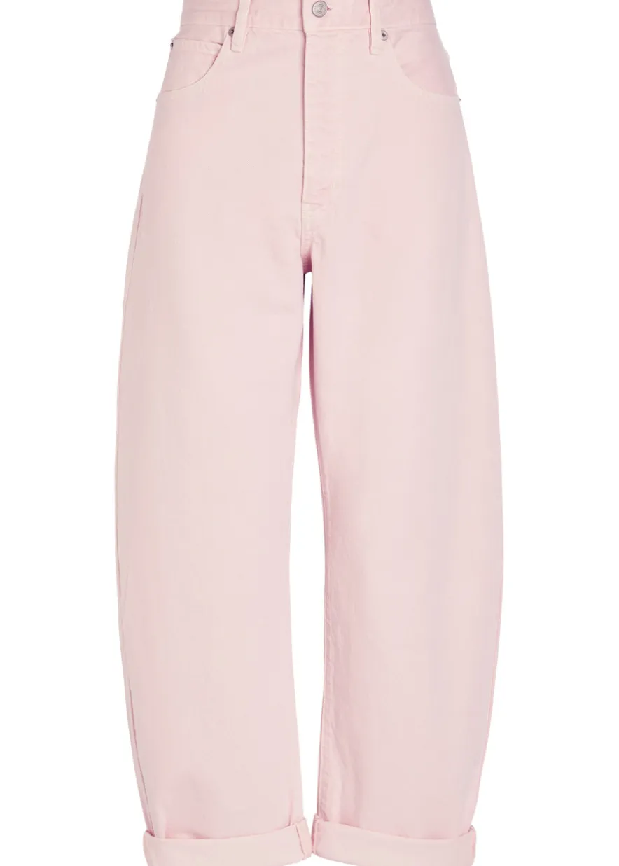 The Bubble barrel-leg jeans