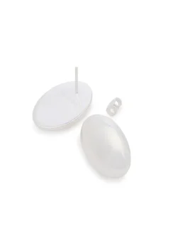 The Camille sterling silver stud earrings