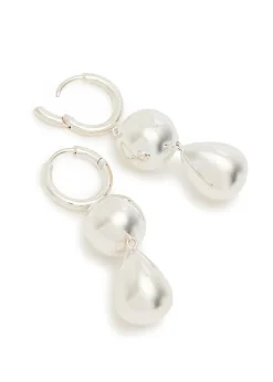 The Catherine sterling silver hoop earrings