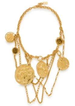 The Chloé Medals multi-chain necklace
