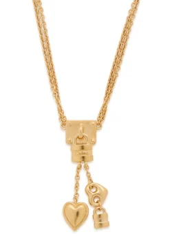 The Chloé Mini Paddington charm drop necklace