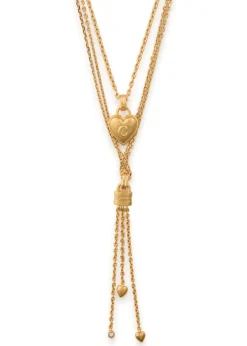 The Chloé Mini Paddington layered charm necklace