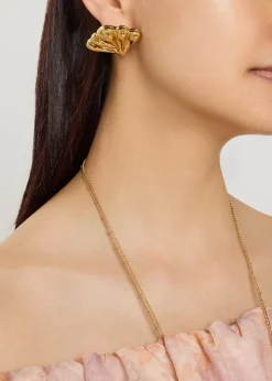 The Chloé Mirror shell earrings