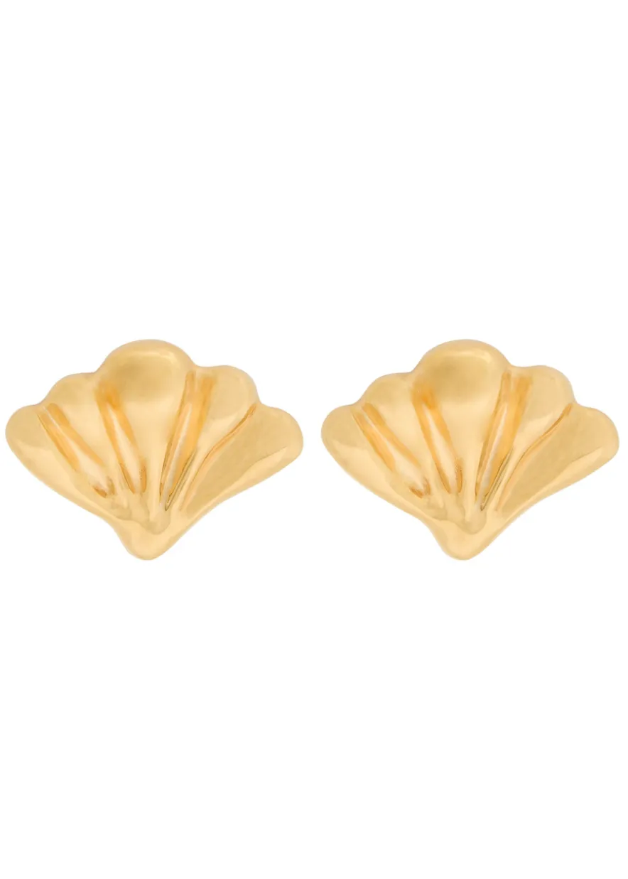 The Chloé Mirror shell earrings