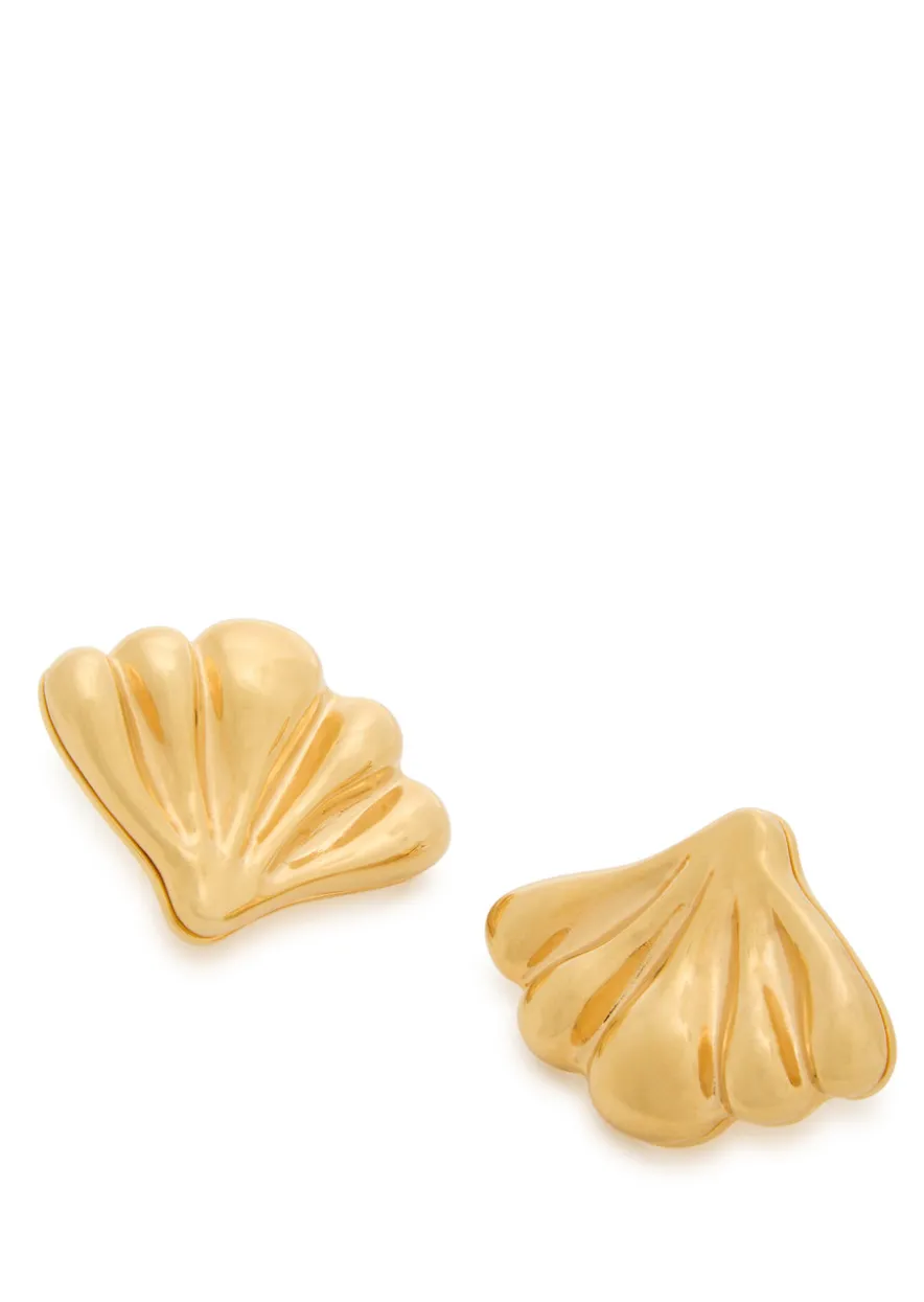 The Chloé Mirror shell earrings