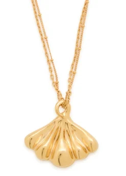 The Chloé Mirror shell pendant necklace