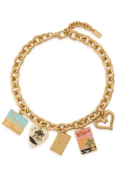 The Chloé Postcards charm necklace