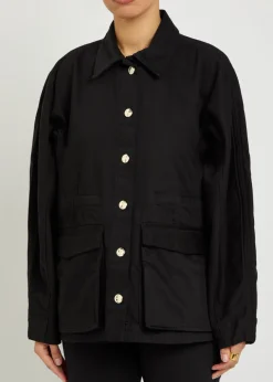 The Constance drawstring denim jacket