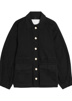 The Constance drawstring denim jacket