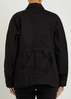 The Constance drawstring denim jacket