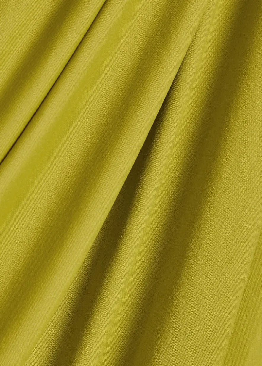 The Daphne draped stretch-jersey gown