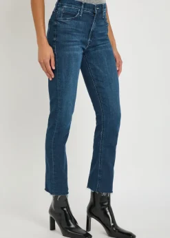 The Dazzler Ankle Fray slim straight-leg jeans