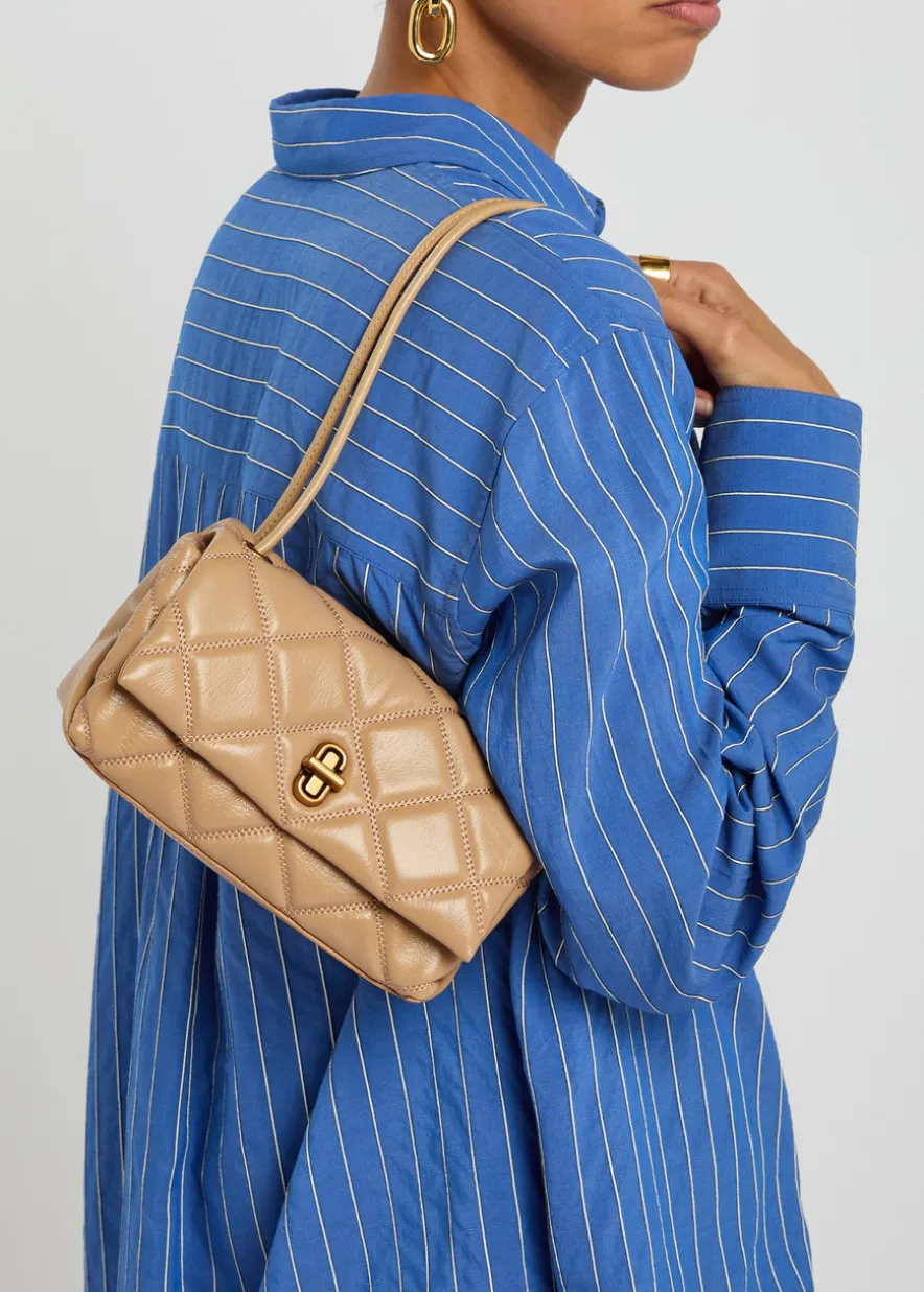 The Dual mini leather shoulder bag