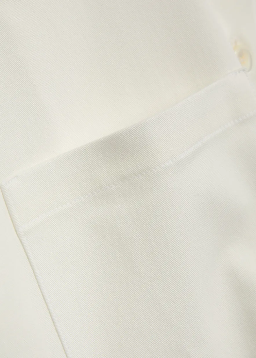The Emma stretch-twill sleeveless shirt